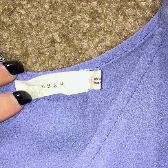 Juniors Lush High Low Tank Top - Picture 2 of 2